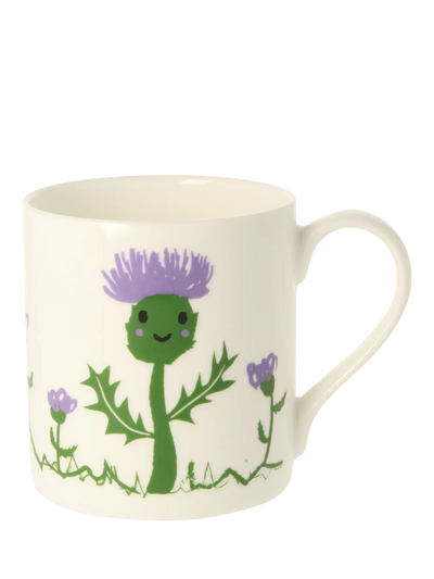 John Lewis McLaggan Smith Wee Thistle Bone China Mug, 350ml- Buy online at McGrocer