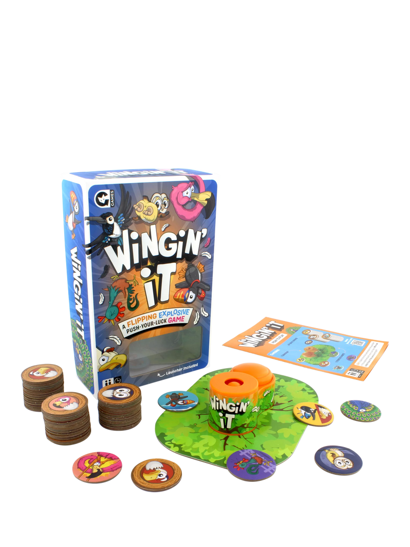 Ginger Fox Wingin' It party game, imported from the UK