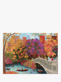 Galison 1000 piece Autumn Bow Bridge jigsaw puzzle - British product