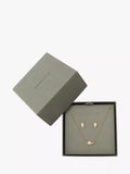 AllSaints star pave necklace and earrings set gold, UK version