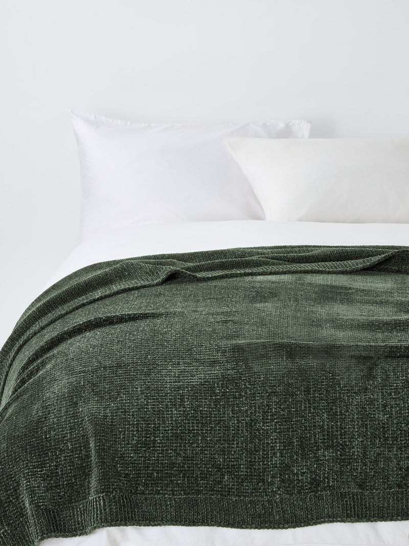 John Lewis chunky chenille throw 190x140cm, imported from the UK