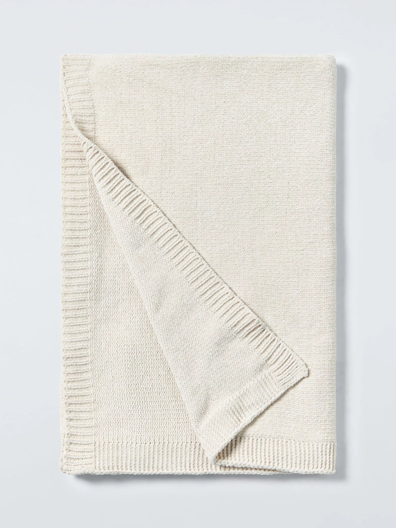 John Lewis chunky chenille throw 190x140cm, imported from the UK