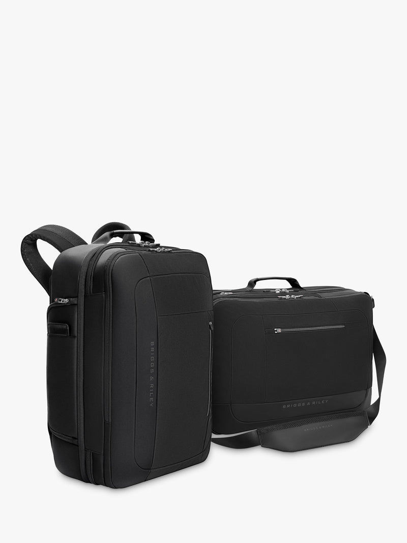 Briggs & Riley convertible backpack duffle bag 55L black, UK version