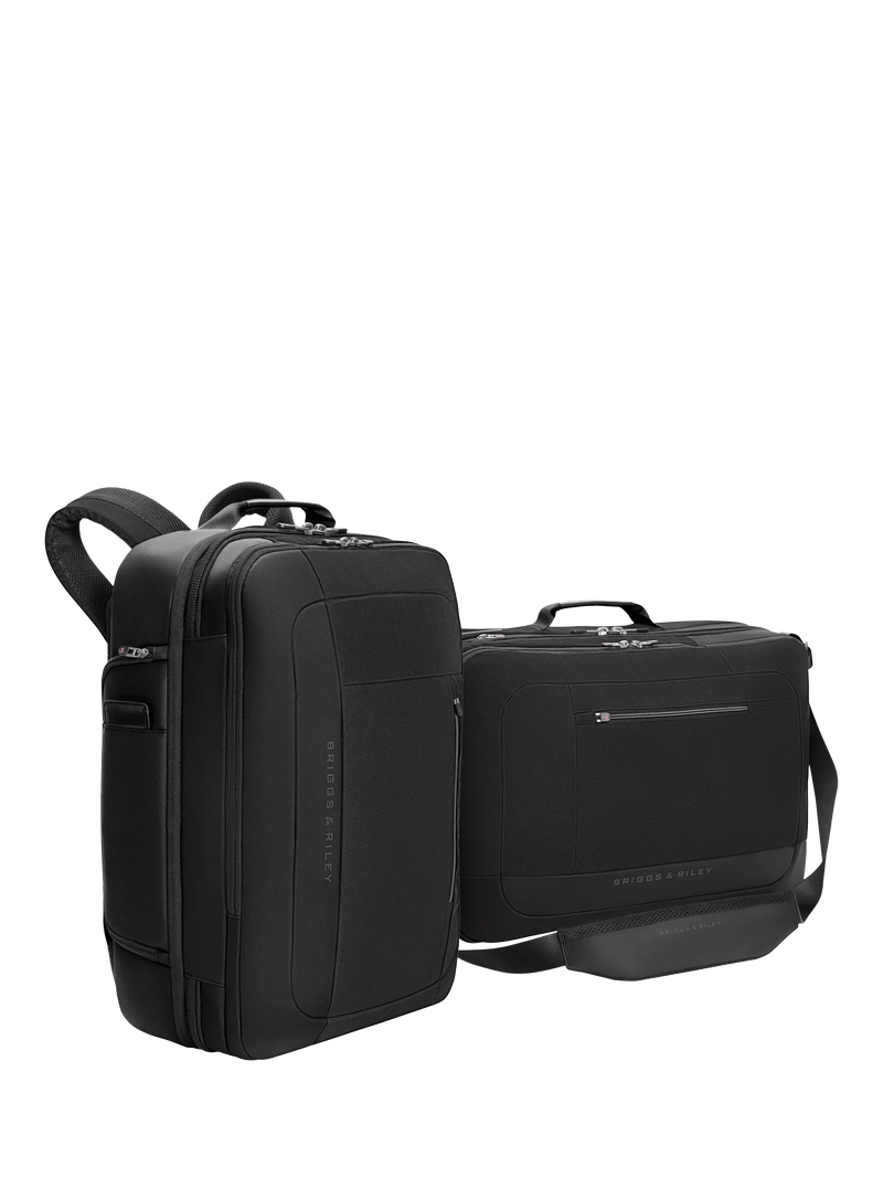 Briggs & Riley convertible backpack duffle bag 55L black, UK version
