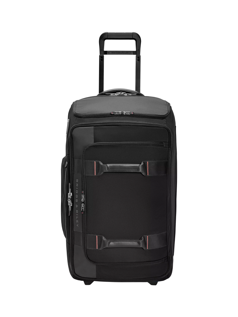 Briggs & Riley 90L upright duffle black, imported from the UK