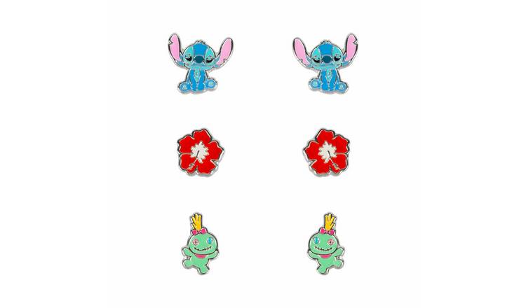 Disney Lilo and Stitch stud earrings set of 3 (British brand)