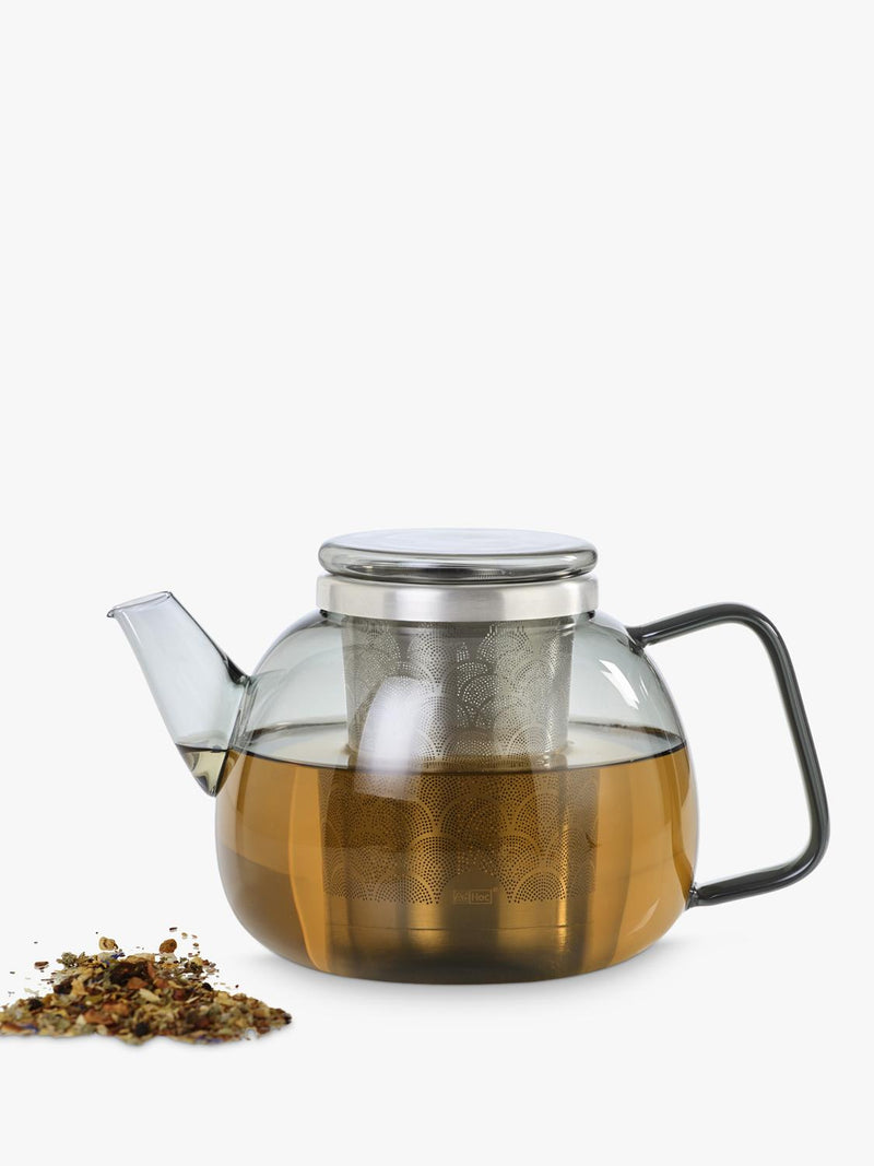 AdHoc glass teapot with tea infuser 1.2L - British product