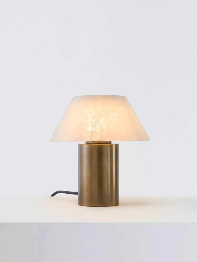 John Lewis Stonemen cone table lamp white (British brand)