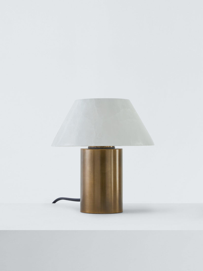 John Lewis Stonemen cone table lamp white (British brand)
