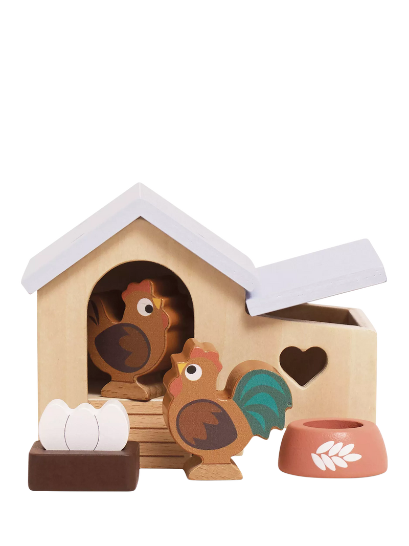 Le Toy Van wooden chicken coop playset (British brand)