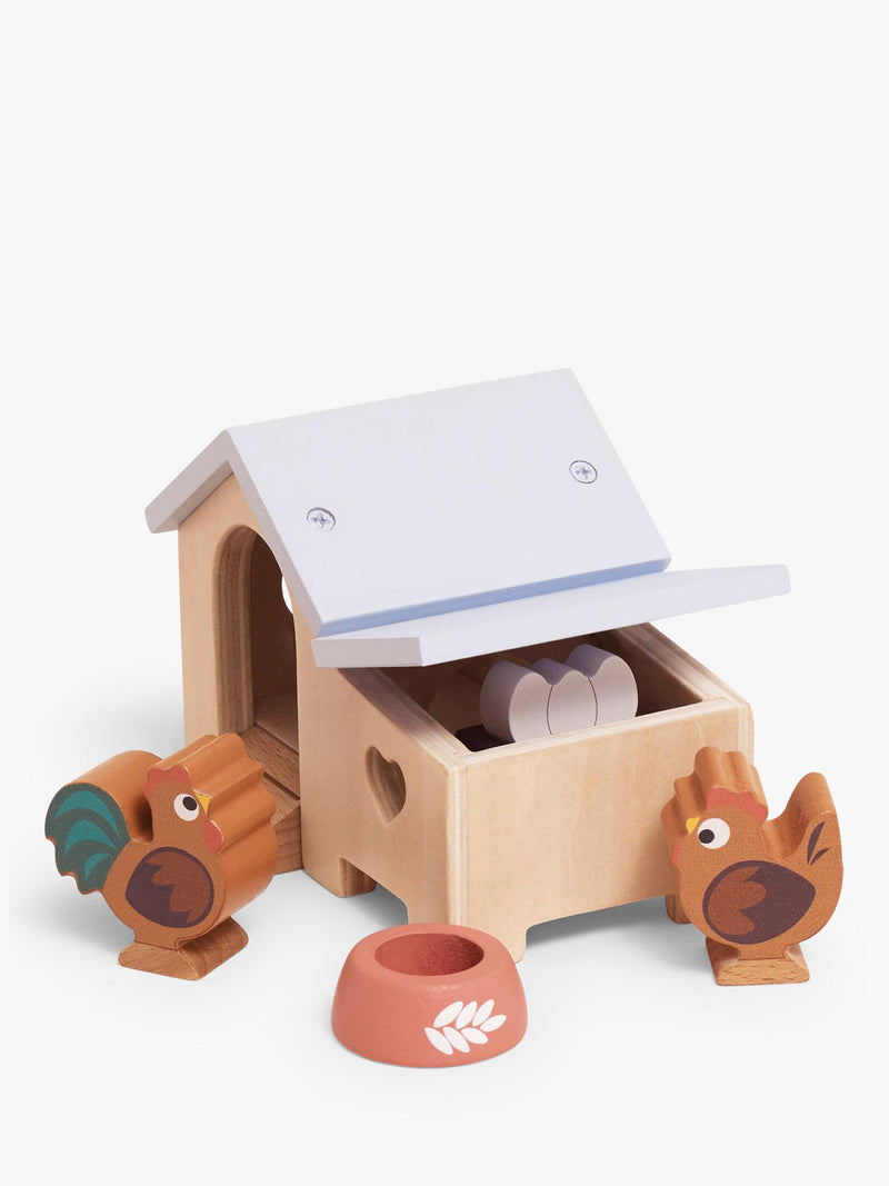 Le Toy Van wooden chicken coop playset (British brand)
