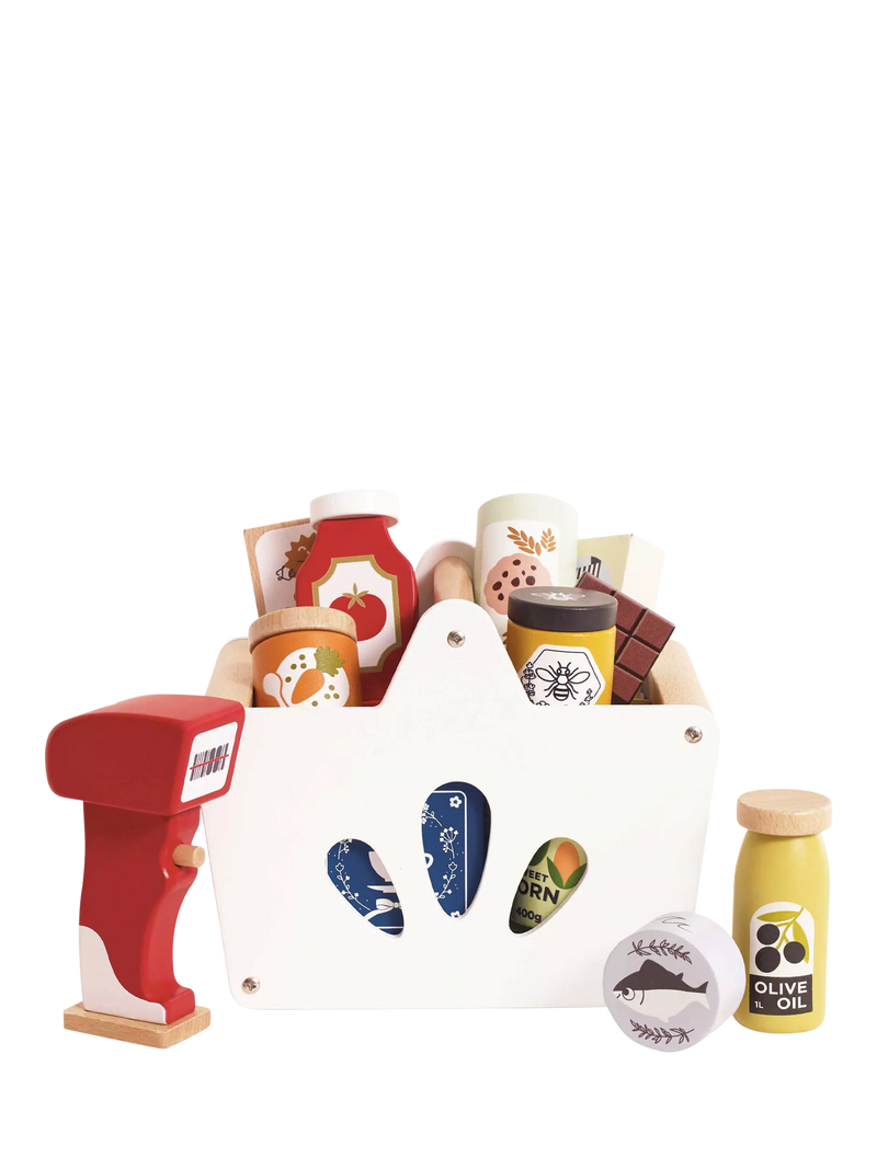Le Toy Van Grocery Set & Scanner, imported from the UK