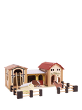 Le Toy Van wooden farmyard stable playset (British brand)