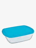 Pyrex glass dish set 2 piece blue - British product