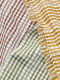 John Lewis farmhouse check cotton tea towel set of 3 - British product