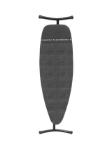 John Lewis Brabantia Fairtrade Ironing Board D, 135 x 45cm, Heat Resistant Parking Zone, Denim Black- Buy online at McGrocer