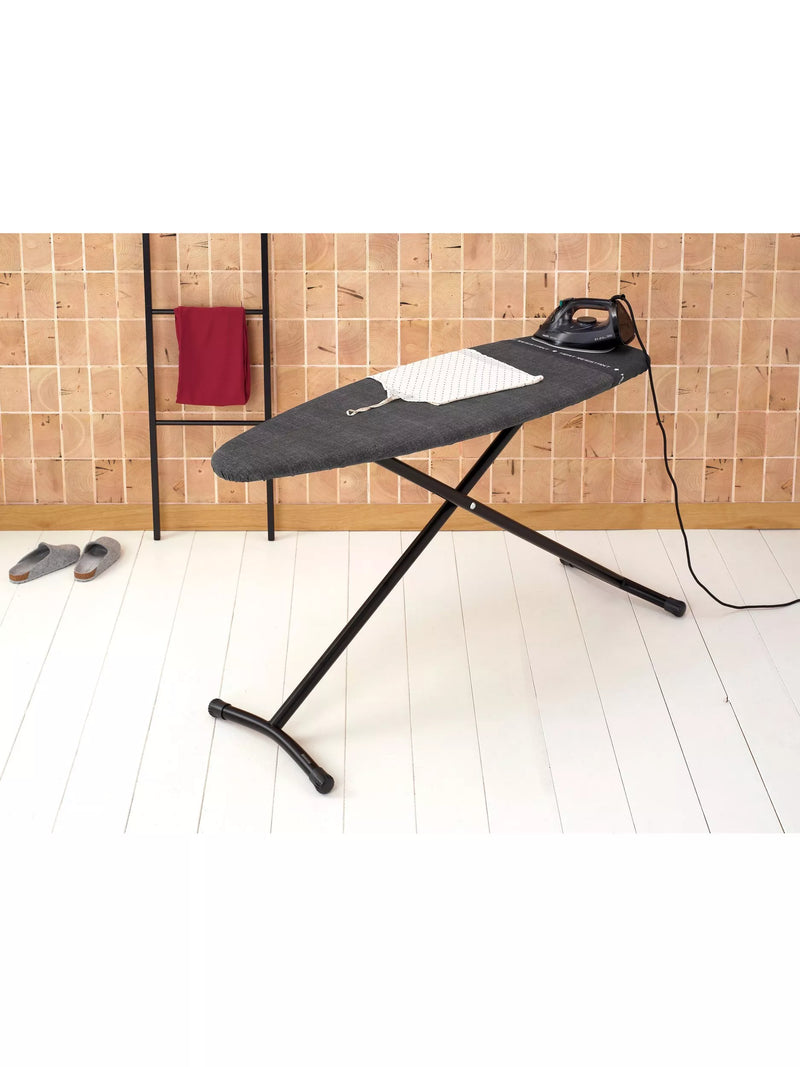 Brabantia Fairtrade ironing board 135x45cm denim black, imported from the UK