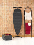 Brabantia Fairtrade ironing board 135x45cm denim black, imported from the UK