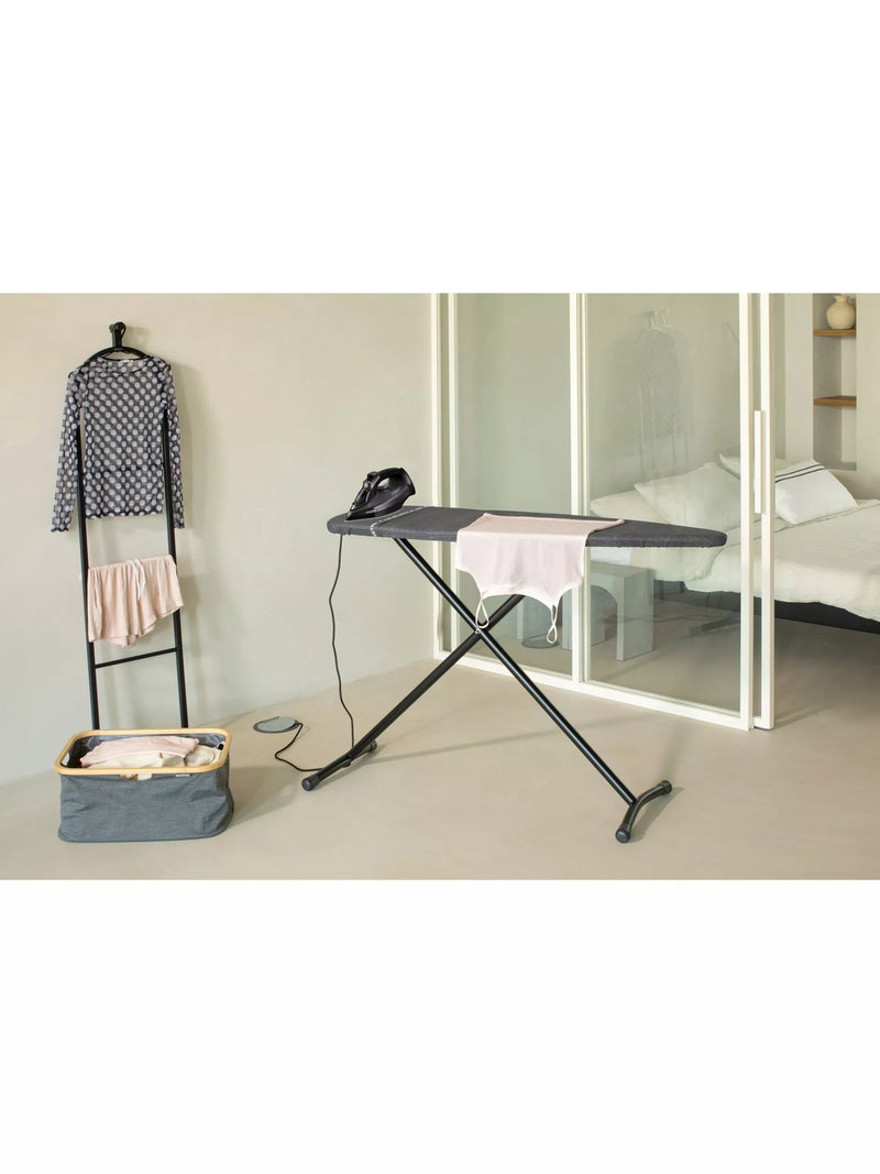 Brabantia Fairtrade ironing board 135x45cm denim black, imported from the UK