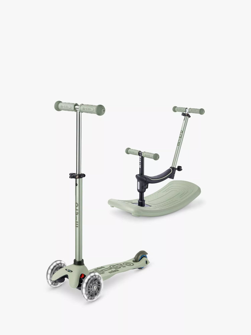 Micro Scooters Mini Micro 4-in-1 with Indoor Rocker Multi-Stage Kids Scooter and Rocker