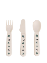 John Lewis Done by Deer Tiny Farm Toddler Cutlery Set 3 Piece- Buy online at McGrocer