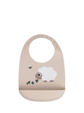 Done by Deer silicone bib with pocket and adjustable neck - British product