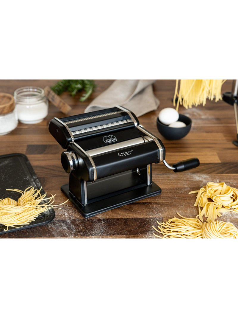 Marcato Atlas Plus pasta machine black, imported from the UK