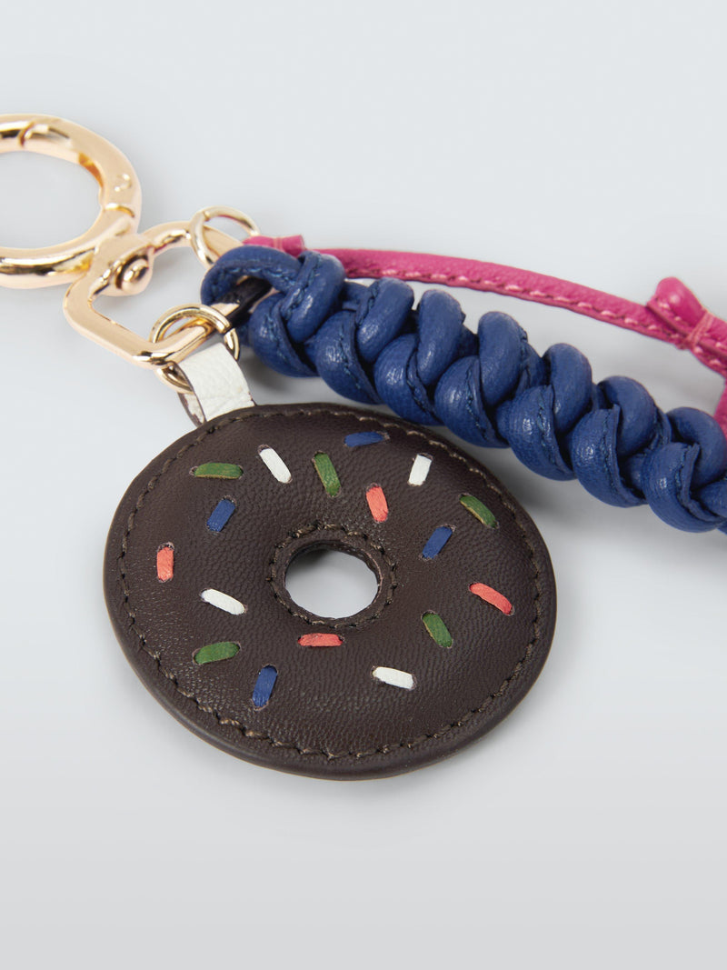 John Lewis leather donut bag charm multi, UK version