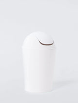 John Lewis John Lewis Soft Touch Swing Top Bin, White, 5.5L- Buy online at McGrocer