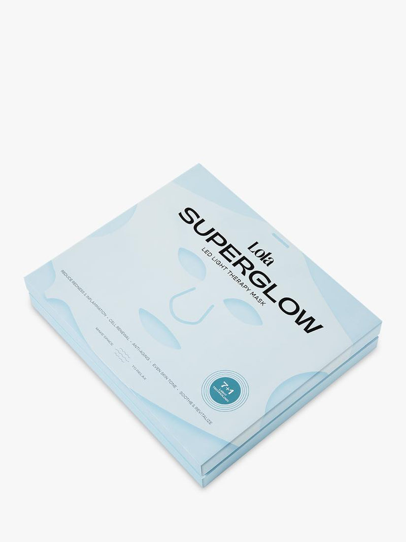 Lola SuperGlow LED light therapy face mask Blue - British product