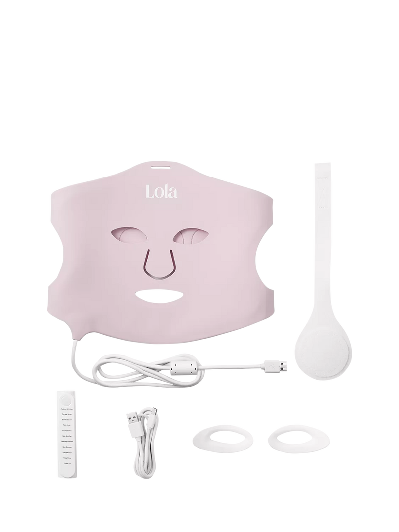 Lola SuperGlow LED face mask pink - British product