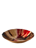 Anton Studio Designs red glass bowl 40cm, UK version