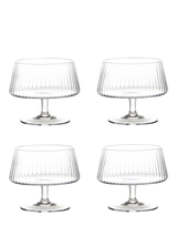 John Lewis Anton Studio Designs Empire Footed Glass Trifle Bowl Set of 4 10.5cm- Buy online at McGrocer