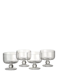 Artland glass dessert coupe bowls set of 4, imported from the UK