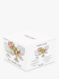 Artland glass dessert coupe bowls set of 4, imported from the UK