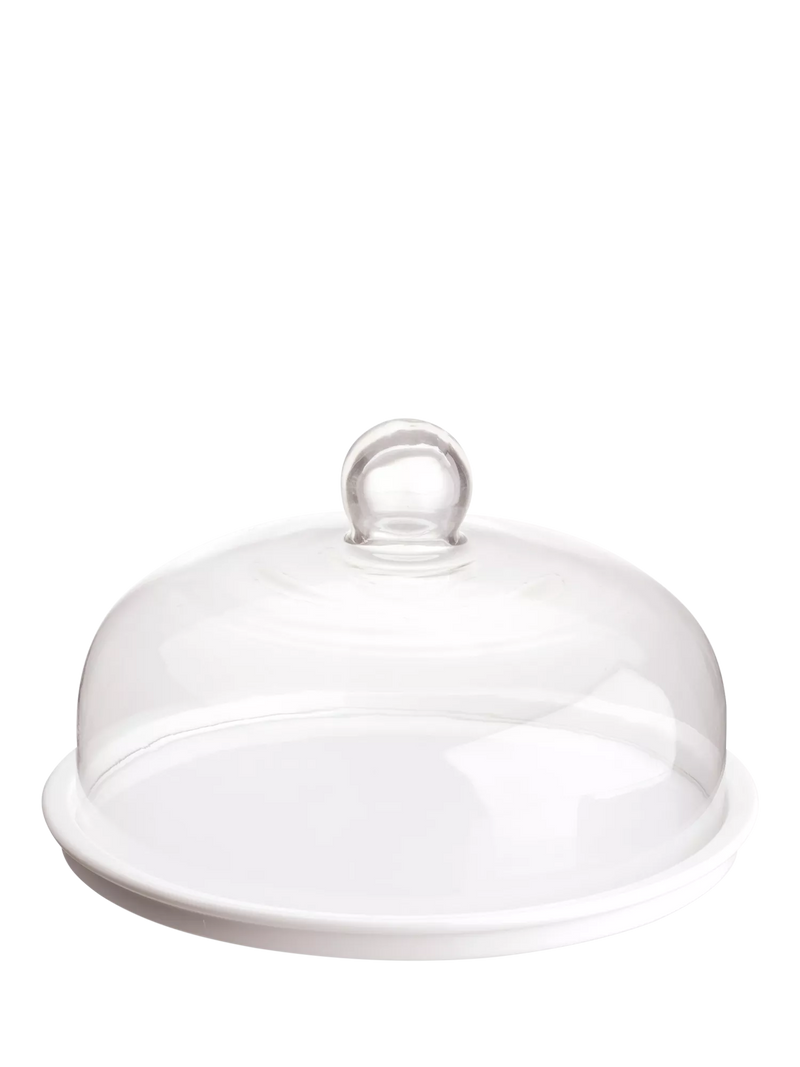 BIA cake plate with glass dome 28.5cm, UK version