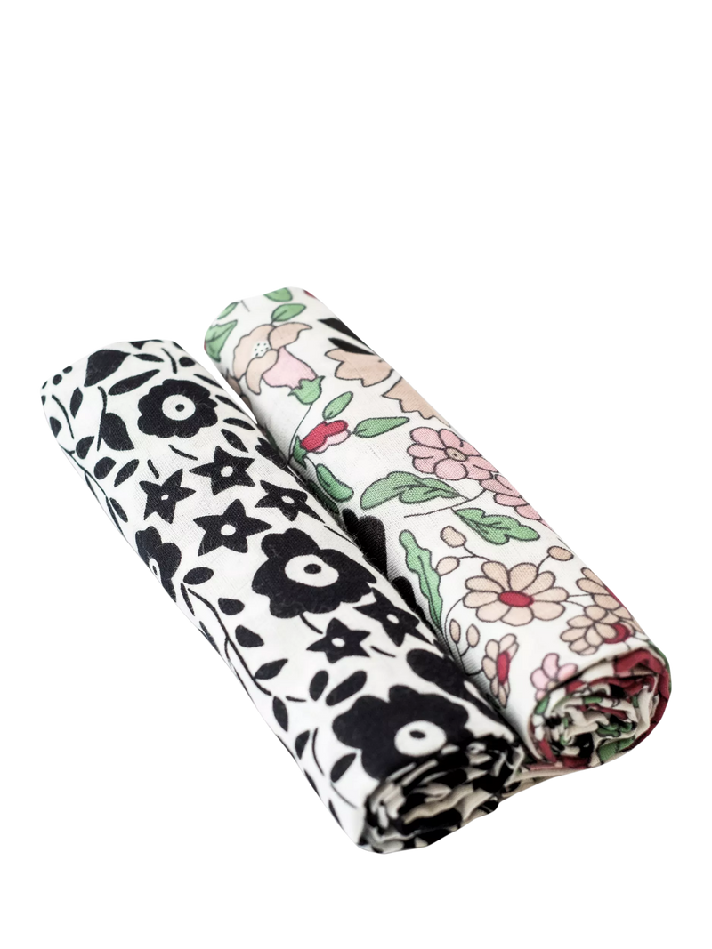 Etta Loves Liberty print muslin squares 2-pack, UK version