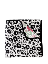John Lewis Etta Loves Liberty Fairford Shadow / Wharfedale Meadow Reversible Muslin Baby Blanket- Buy online at McGrocer