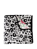 Etta Loves reversible muslin blanket with Liberty and wildflower prints (British brand)