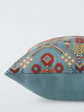 John Lewis Aiyana Trellis blue scatter cushion 50x50cm, imported from the UK