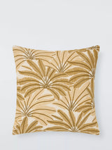 John Lewis John Lewis Summer Palm Ochre Cushion 45 x 45cm- Buy online at McGrocer