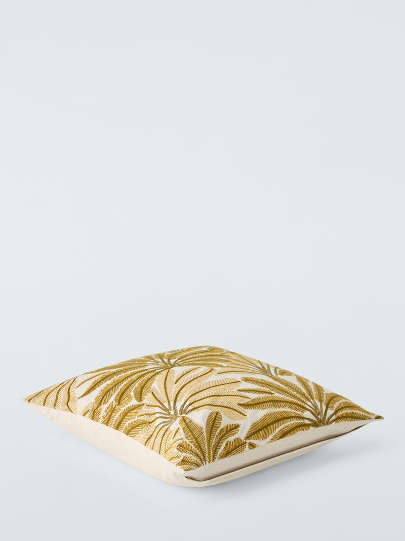 John Lewis ochre palm cushion 45x45cm (British brand)