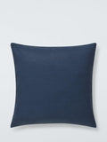 John Lewis brushstroke cushion in navy (British brand)