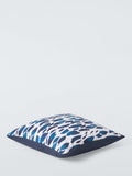 John Lewis water splash cushion navy 50x50cm (British brand)