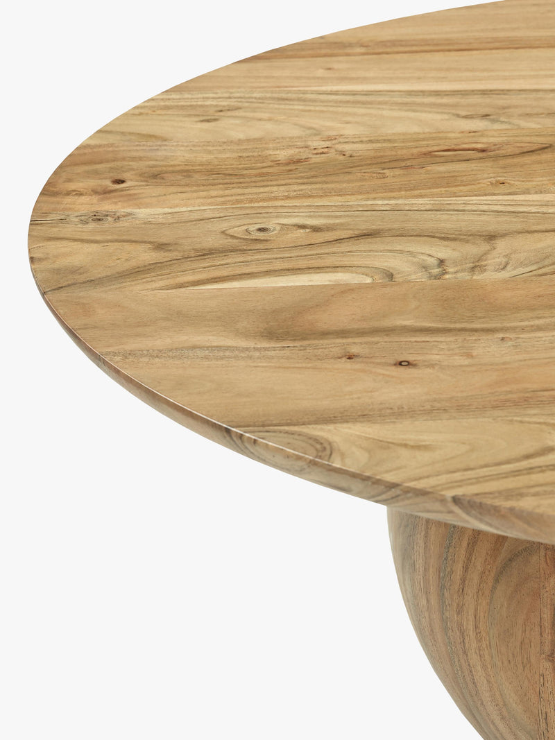 John Lewis Orb acacia wood coffee table natural finish - British product