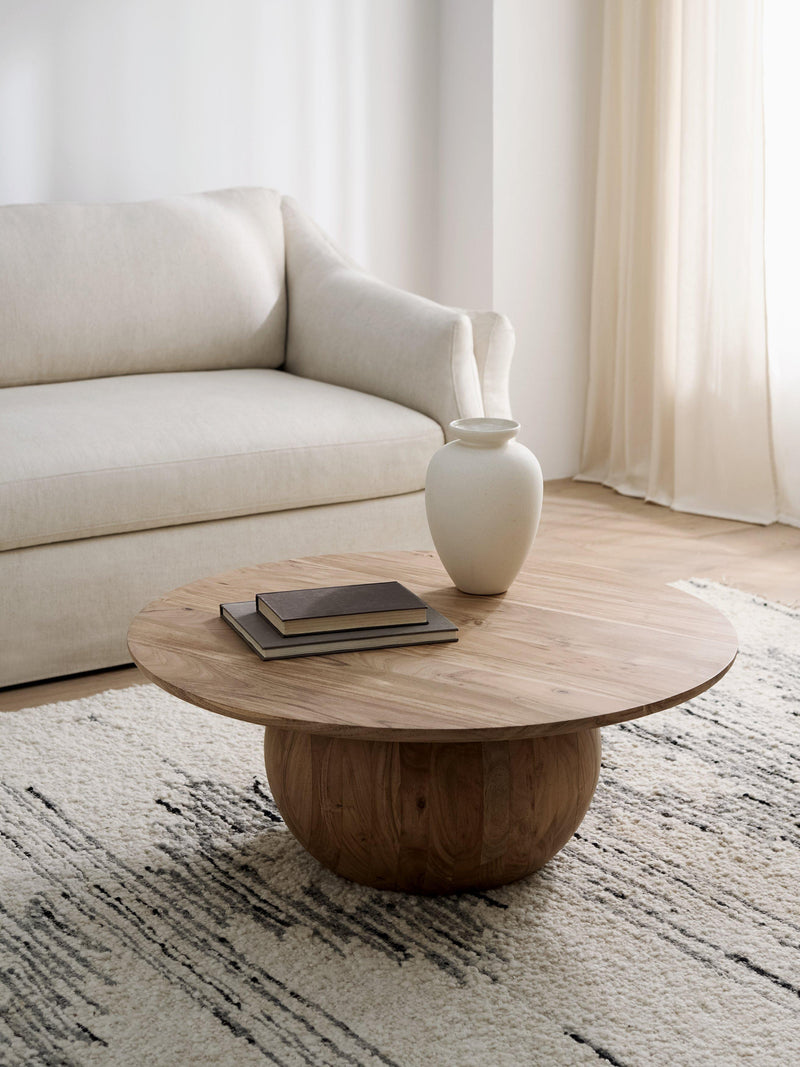 John Lewis Orb acacia wood coffee table natural finish - British product