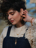 Alex Monroe gold charm necklace, UK version