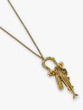 Alex Monroe gold charm necklace, UK version