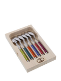 Laguiole stainless steel teaspoons set of 6 multi (British brand)