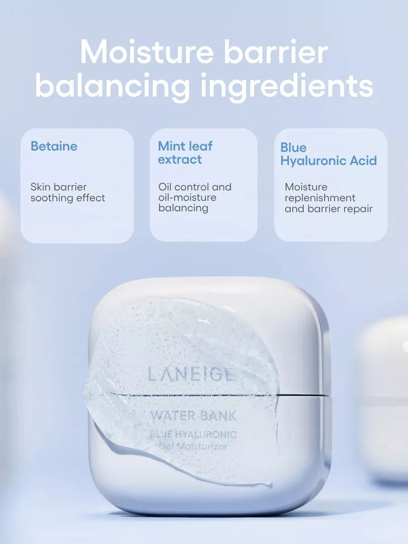LANEIGE blue hyaluronic gel moisturiser refill 50ml, UK version
